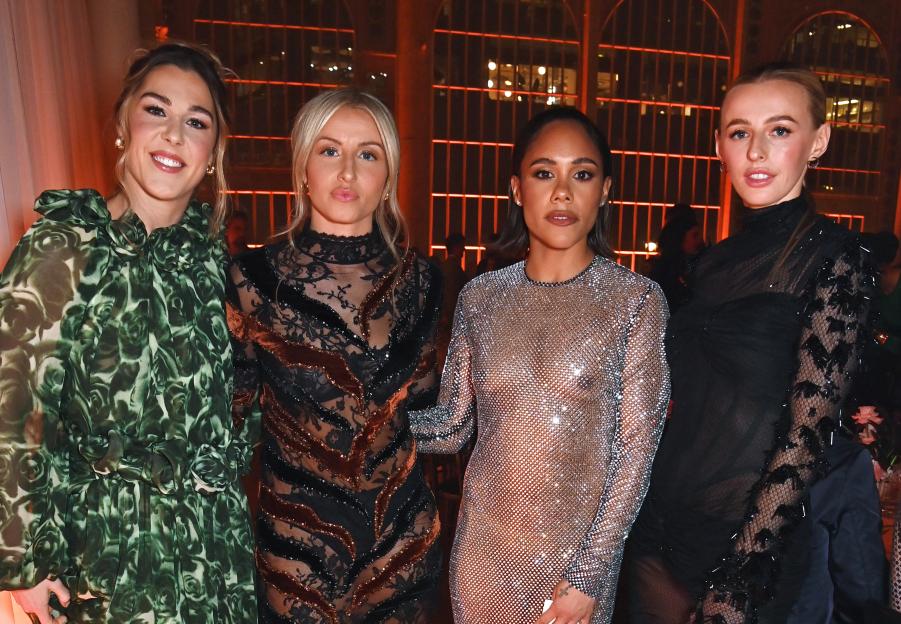 Four women at the GQ Men of the Year Awards.