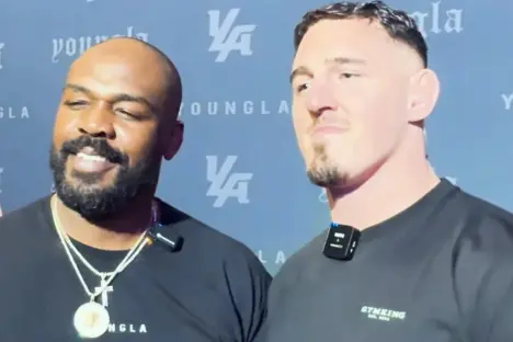Jon Jones and Tom Aspinall together.