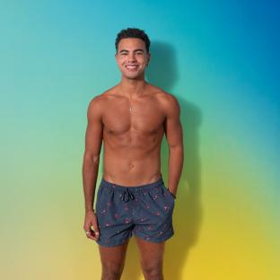Portrait of Harrison from Love Island.