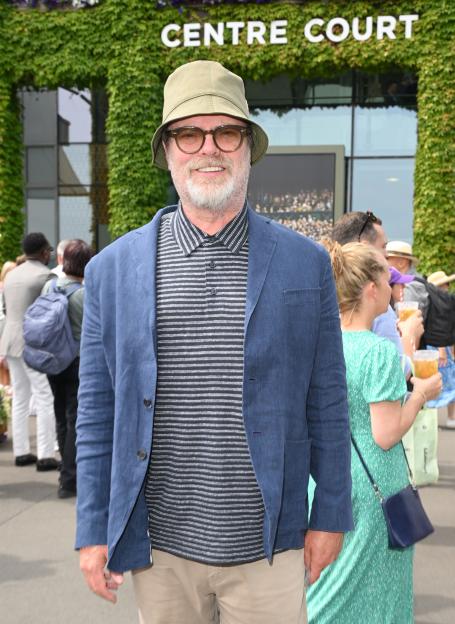 Rainn Wilson at Wimbledon.