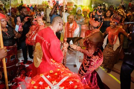 Love at First Sight! Enjoy Edisemi and Osaze&#8217;s Edo-Ijaw Traditional Wedding 78