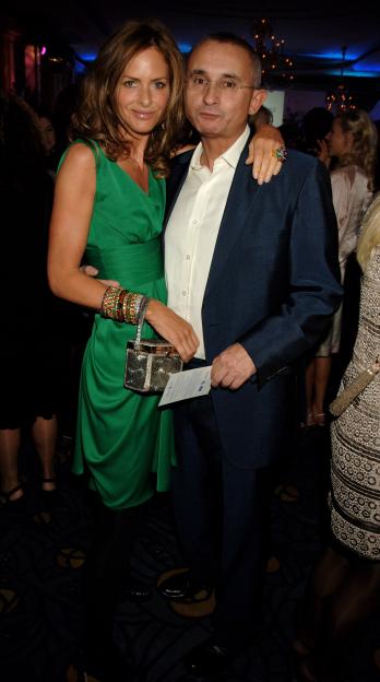 Trinny Woodall and Johnny Elichaoff at a charity party.