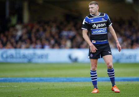 Finn Russell of Bath Rugby during a match.