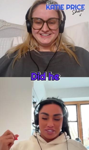 Katie Price podcast interview.