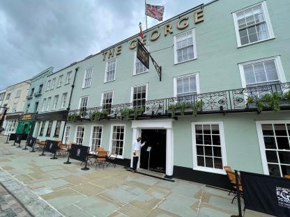 The George Hotel in Colchester, England.