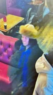 CCTV image of Portia Vincent-Kirby at a pub.