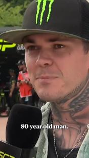 Tai Woffinden in an interview, discussing injuries.