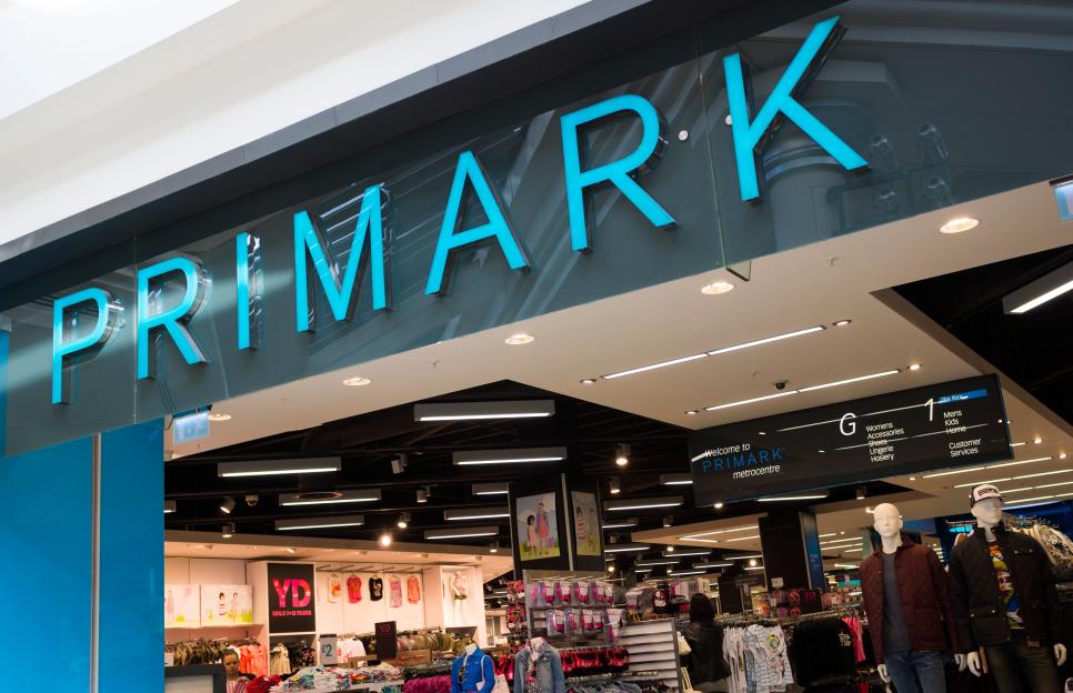 Primark store entrance at the Metrocentre.