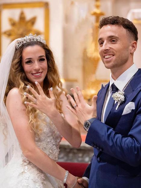 Diogo Jota and Rute Cardoso wedding.