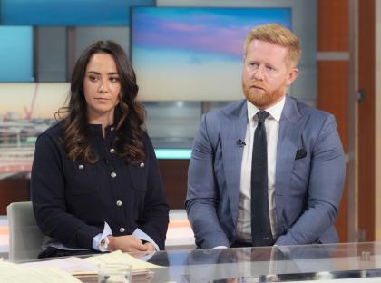 Donna Sands and Neil Sands on the Good Morning Britain TV show.