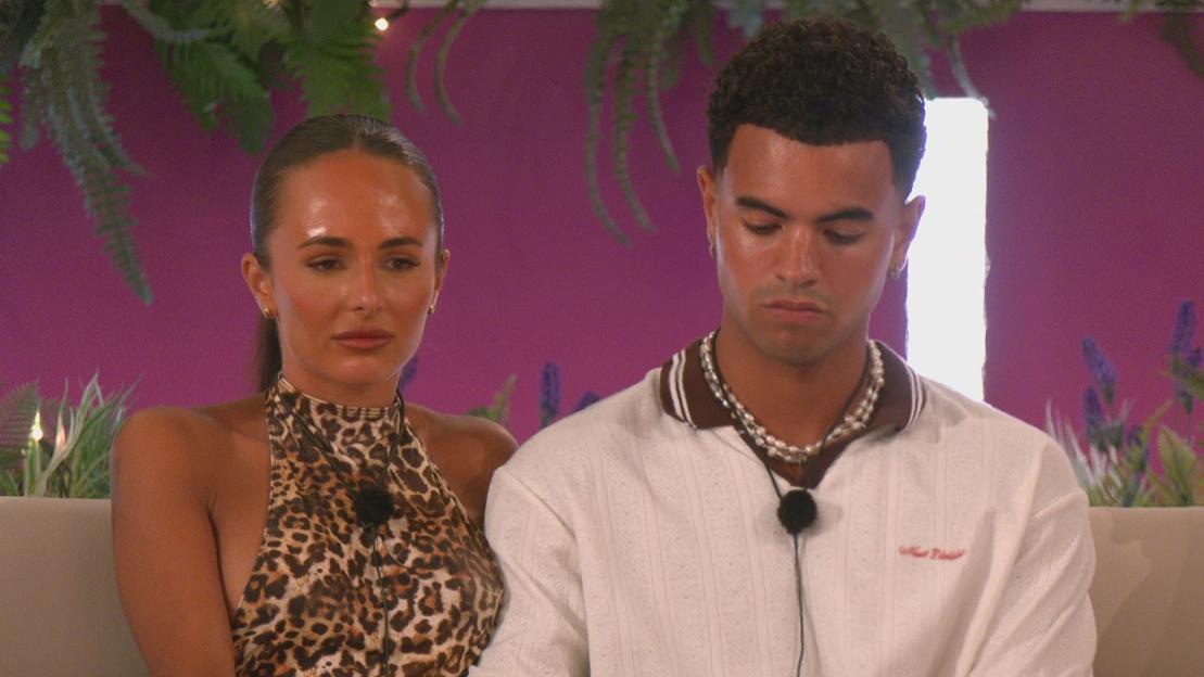 Lauren Wood and Harrison Solomon from Love Island.