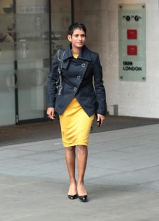Naga Munchetty at BBC Studios in London.
