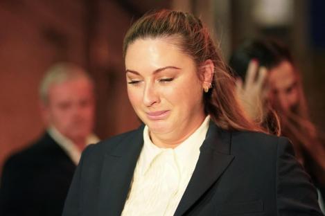 Nikita Hand outside the High Court in Dublin after a personal injury trial.