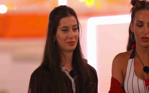 Two Love Island contestants.
