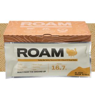 Box of Roam Turkey protein bars.