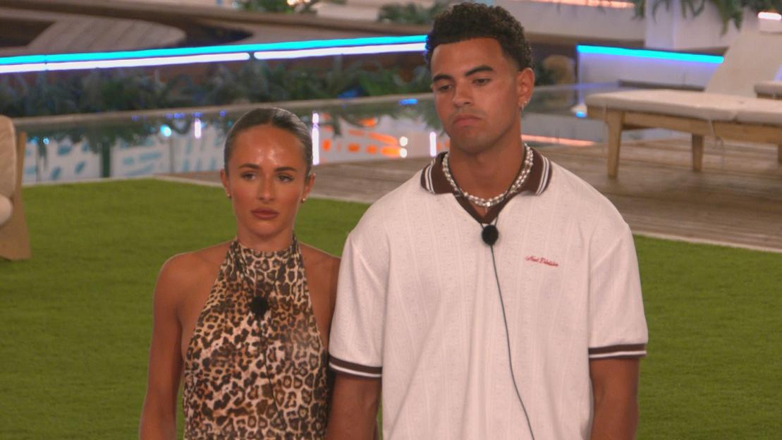 Lauren Wood and Harrison Solomon from Love Island.