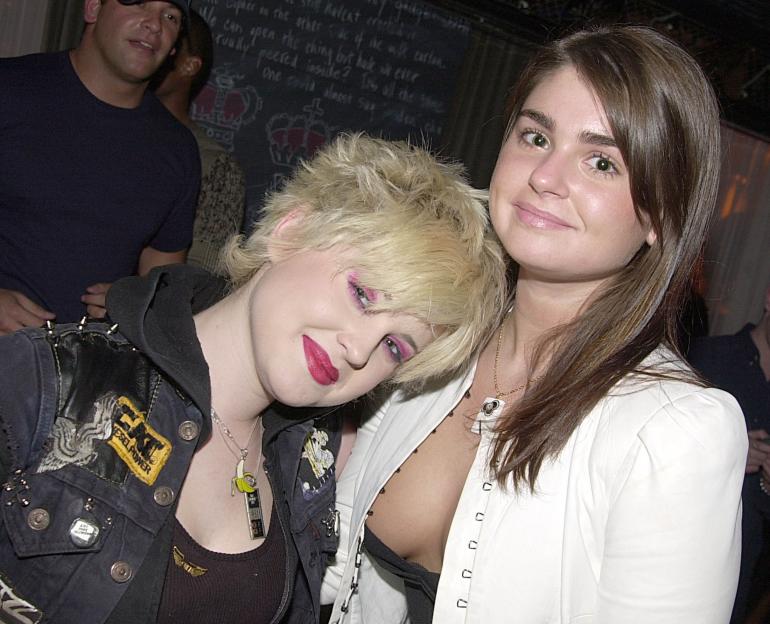 Kelly Osbourne and Aimee Osbourne at an event.