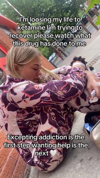Woman describes her ketamine addiction.