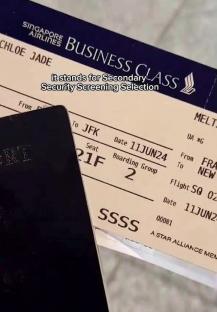 Boarding pass with