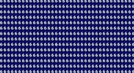 A number illusion puzzle challenges viewers to find a zero hidden among sixes. These optical illusions boost focus and attention., https://timesofindia.indiatimes.com/life-style/health-fitness/de-stress/optical-illusion-can-you-spot-zero-among-sixes/articleshow/121332880.cms