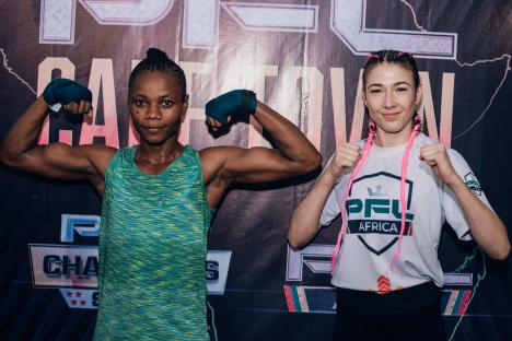 PFL Africa stars Juliet Ukah and Ceileigh Niedermayr face off at open workout in Kinshasa, Congo ahead of historic PFL Cape Town event 3