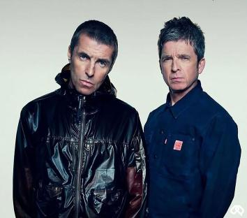 Liam and Noel Gallagher of Oasis.