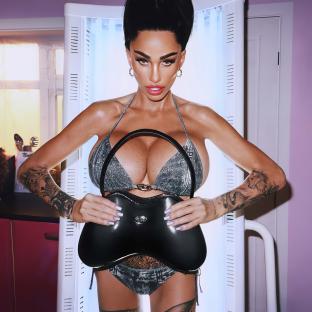Katie Price in Diesel's Spring/Summer 2025 campaign,