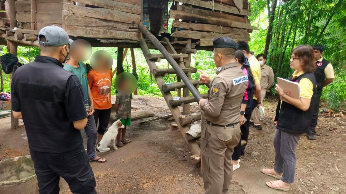 Officials investigating the case of an 8-year-old boy abandoned and living with dogs.