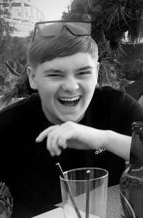 Black and white photo of Harvey Willgoose.