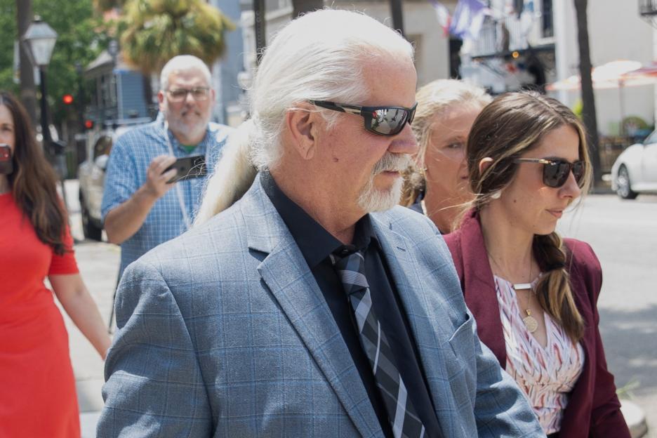 Bhagavan Antle leaving a courthouse after pleading guilty to illegally trafficking animals.