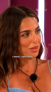 Love Island contestant saying,