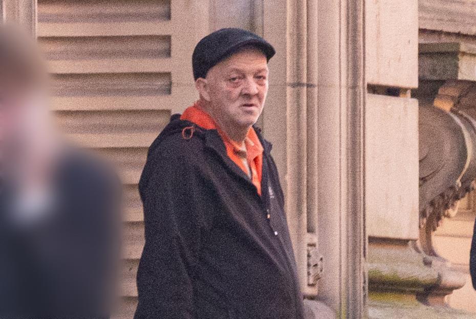 Steven Baker leaving Birmingham Crown Court.