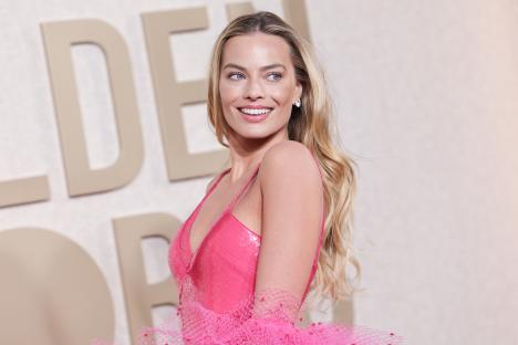 Margot Robbie at the Golden Globe Awards.
