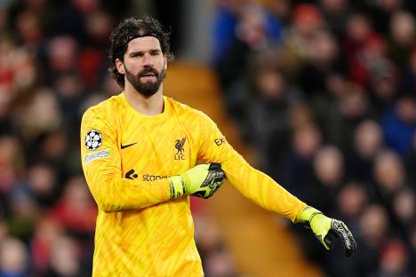 Alisson Becker, Liverpool goalkeeper.