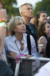 Leslie Ash at the Lido Festival.