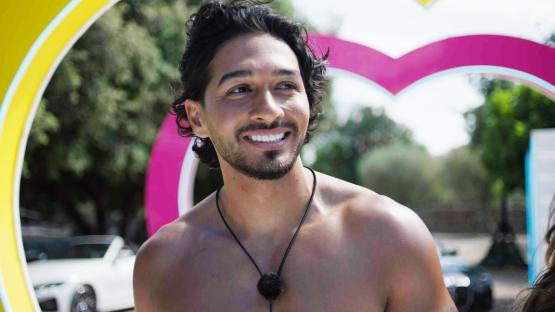 Munveer Jabbal on Love Island.