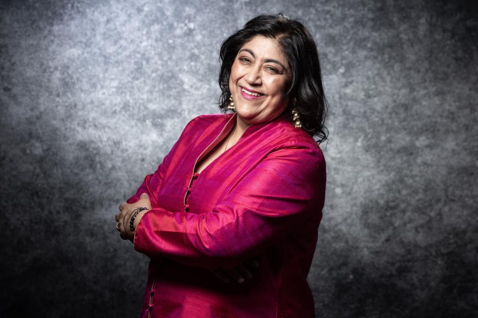 Portrait of Gurinder Chadha.