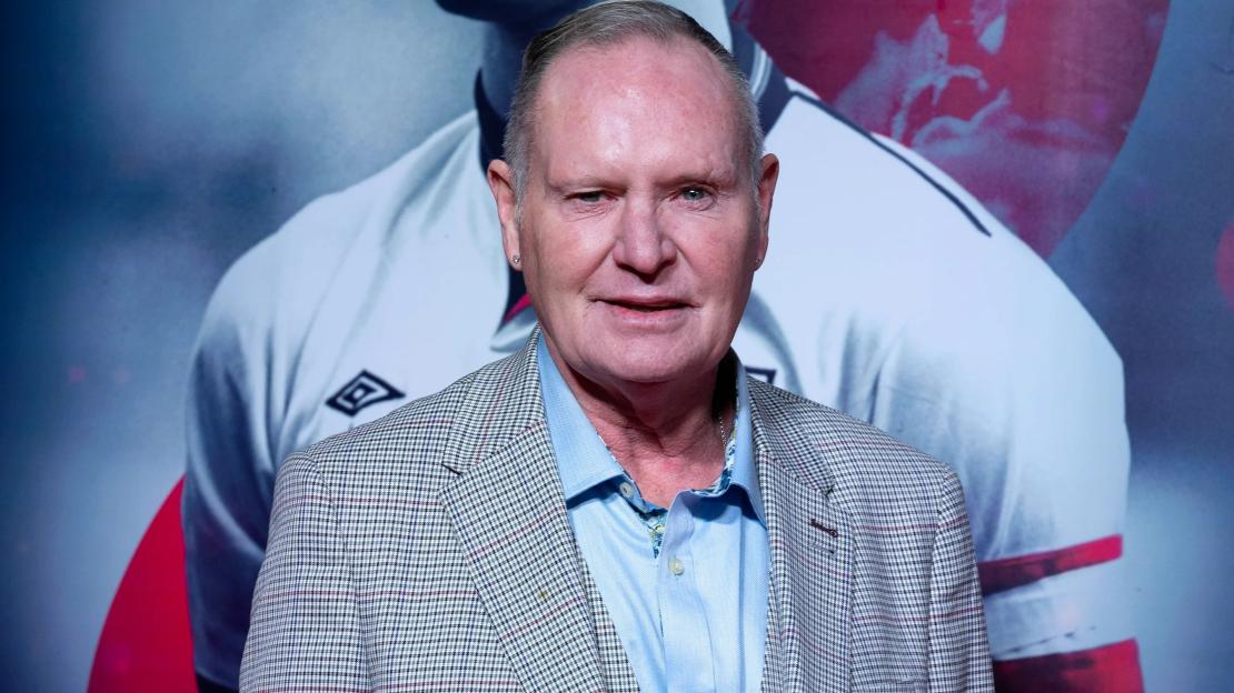 Paul Gascoigne at the premiere of