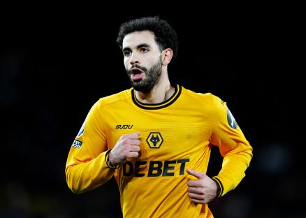 Rayan Ait-Nouri in Wolves uniform.