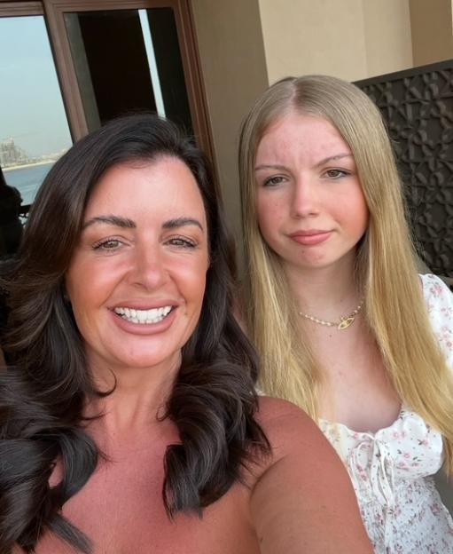 Photo of a mother and daughter.