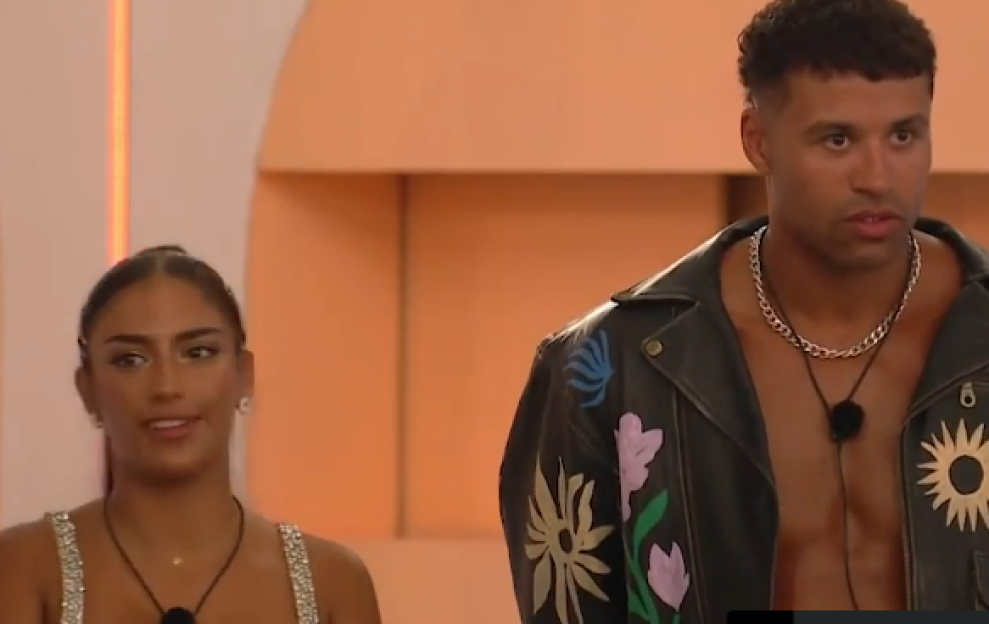 Screenshot of a man and woman.