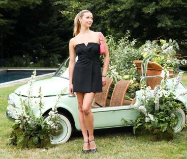 Apple Martin at an intimate dinner in the Hamptons.