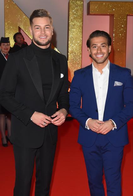 Chris Hughes and Kem Cetinay at the National Television Awards.