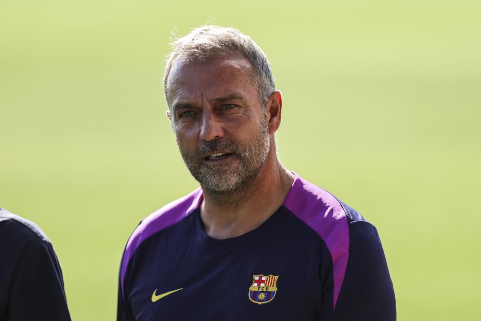Hansi Flick, head coach of FC Barcelona.