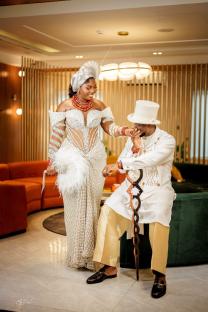 Love at First Sight! Enjoy Edisemi and Osaze&#8217;s Edo-Ijaw Traditional Wedding 56