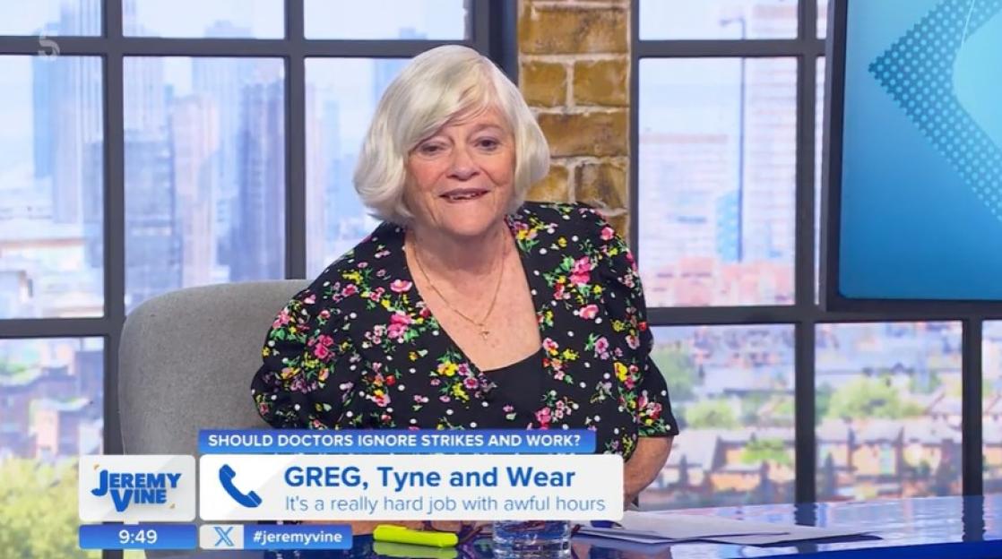 Ann Widdicombe on the Jeremy Vine show.