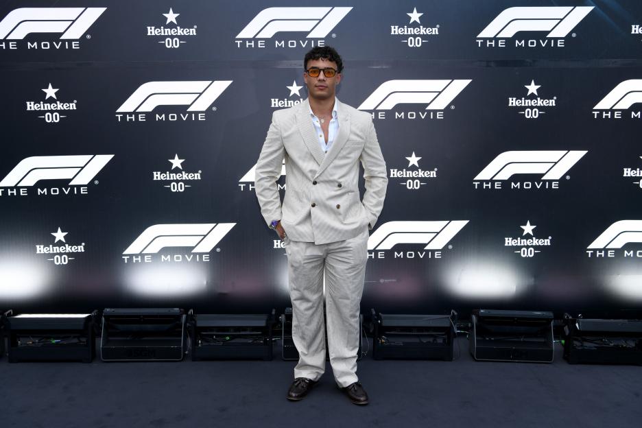 Freddie Fraser at the European premiere of F1® The Movie.
