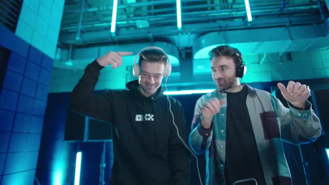 Jack Grealish with DJ Oliver Heldens