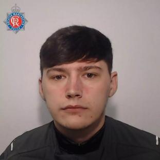 Mugshot of a young man.