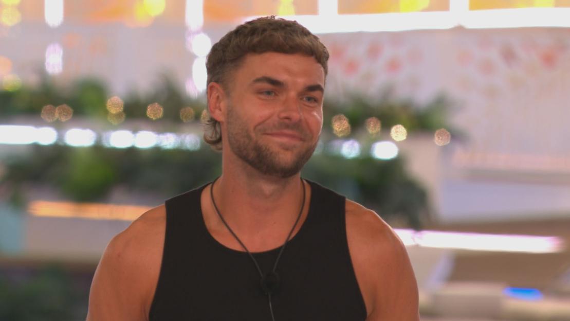Harry Cooksley on Love Island.